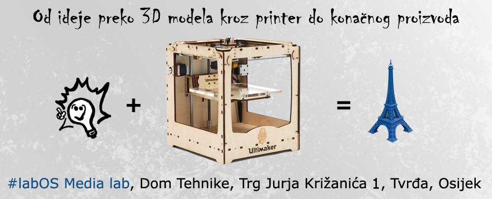 Radionica 3D printanja u #labOS Media labu